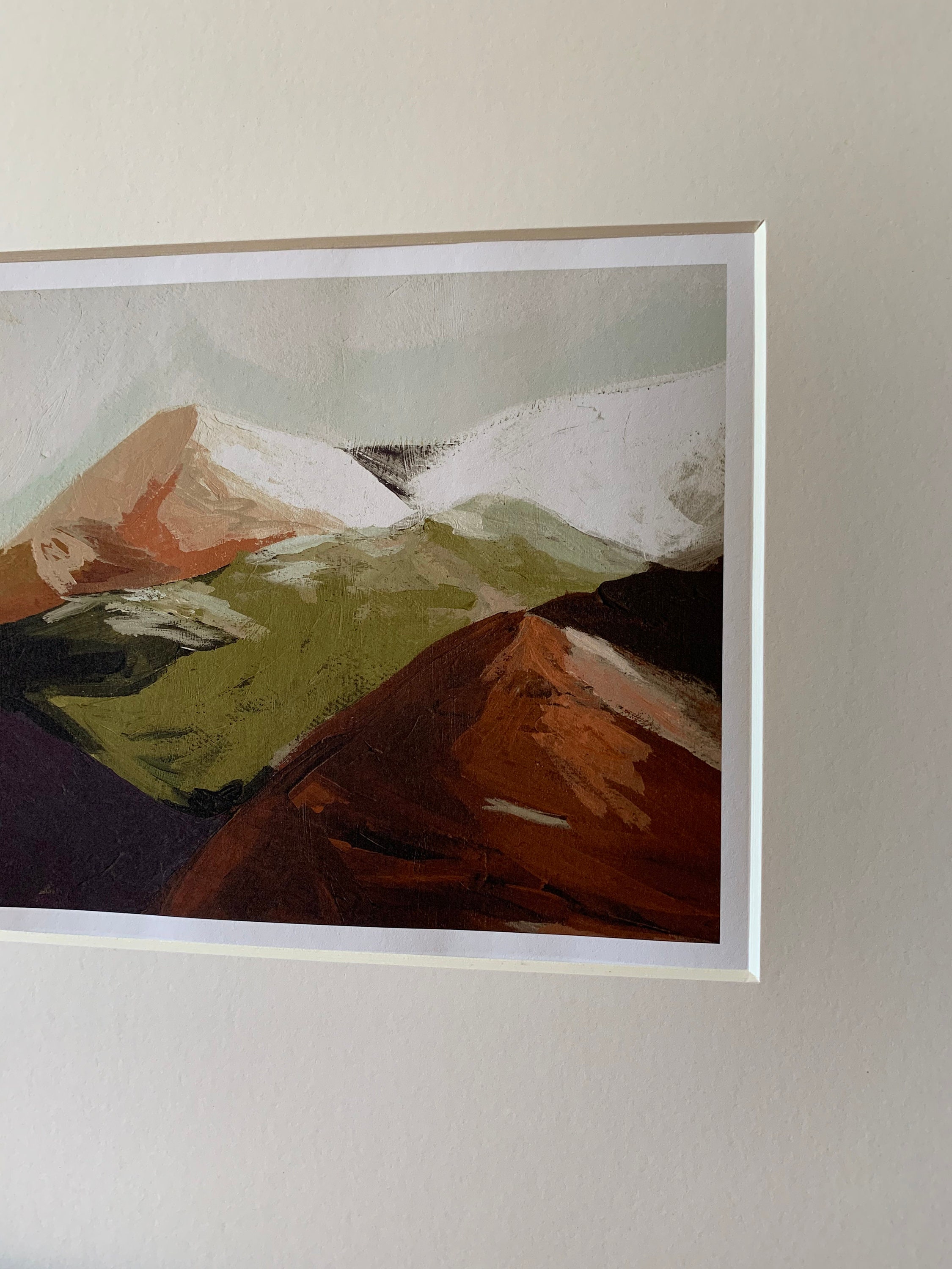 Mountain Art Print Rainbow Mountain Art Print Giclee Print - Etsy