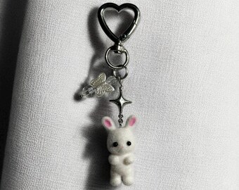 Bunny bag charms