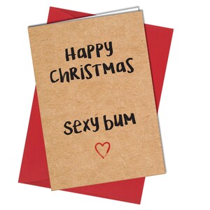 Weihnachten Sexy Bum Weihnachtskarte | Lustig/Humor #846