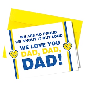 We shout it out loud | Burley Banksy | Dad Birthday Card / Fathers Day #BB013