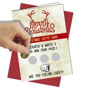 Carte de voeux de Noël à gratter grossière blague effrontée TOP QUALITÉ Livraison rapide gratuite