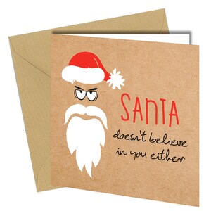 Babbo Natale non crede alla cartolina di Natale / Commedia divertente umorismo n. 760