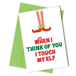 Touch my Elfe | Weihnachtskarte | Rude / Karte / witzig / witzig #339
