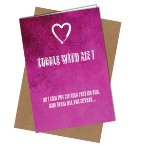 Coccolati con me / San Valentino / Anniversario / Compleanno / Divertente / Umorismo / Scherzo / Sfacciato / Amore #853