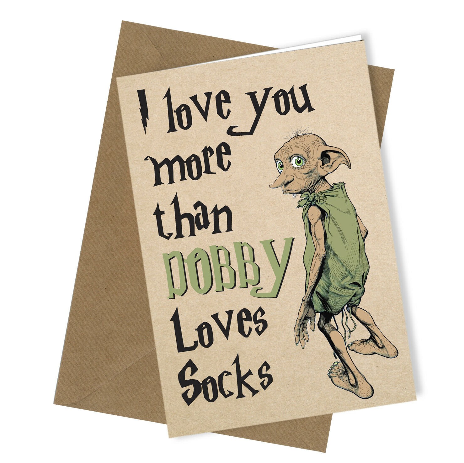 Comedy Rude Funny Joke Humour Birthday / Valentine Card DOBBY Harry P…