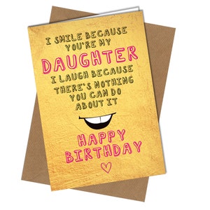 CARTE D'ANNIVERSAIRE Drôle grossier soeur maman papa petite amie femme ami tante frère #980