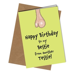 Nog een testje/ onbeleefd/ grappig/verjaardagskaart #90