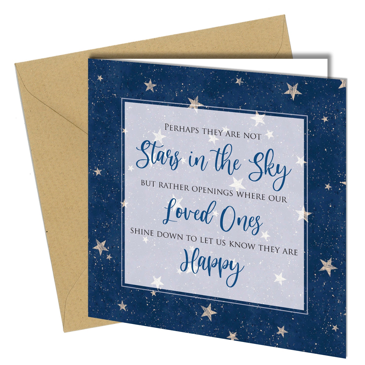 Stars in the Sky Sympathy Cards Bereavement Condolence Etsy