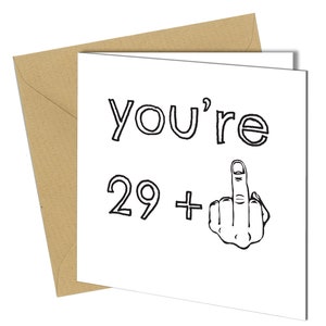 CARTE D'ANNIVERSAIRE RUDE 30e