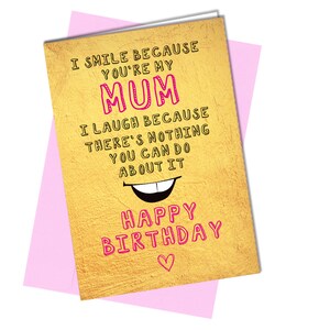 CARTE D'ANNIVERSAIRE Drôle grossier soeur maman papa petite amie femme ami tante frère #987