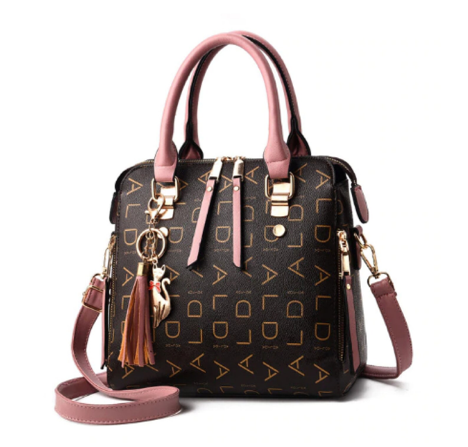 Bolso De Mano Con Estampado De Cocodrilo Para Mujer