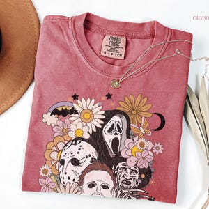 Horror Movie Character T-Shirt: Halloween Slasher Film Tee