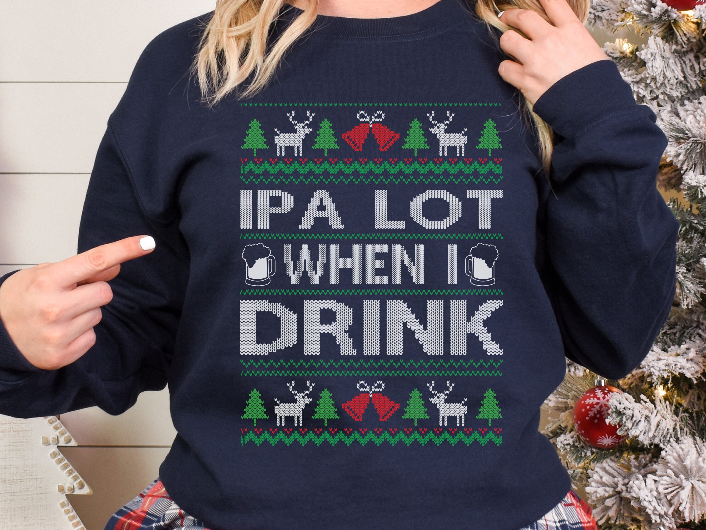 IPA LOVE UGLY FUNNY SWEATER IPA LOVE UGLY FUNNY SWEATER