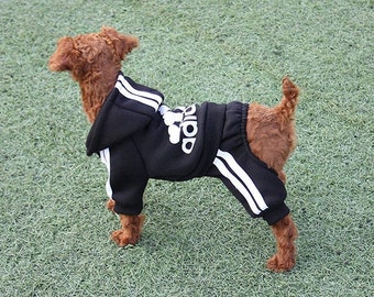 dog adidas jumpsuit