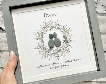 Mum Pebble Art, Mum, Mothers Day Gift, Personalised Gifts, Christmas gift, gifts for her, Mother gift, Mom, Mam, Mummy