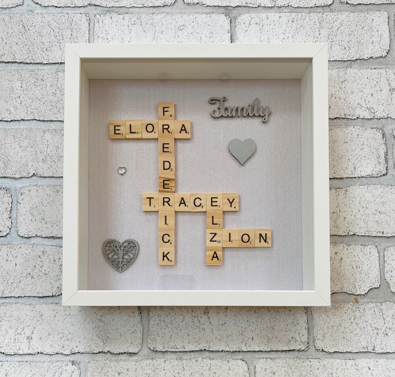 Personalisierte ersten Tag im Kindergarten/Schule Unisex Wooden Scrabble Fotorahmen Personalisierte ersten Tag im Kindergarten/Schule Unisex Wooden Scrabble Fotorahmen