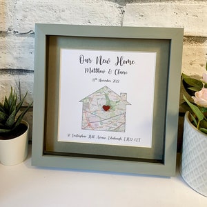 Gepersonaliseerde huiskaart, eerste huiscadeau voor stel, cadeaus voor thuis, ons eerste huis, valentijnscadeau nieuw huis