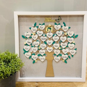 Grandchildren Family Tree Frame, Mothers Day Gift, Personalised Gifts, Anniversary gift, Gifts, Home Gifts, Home Decor, Gifts for Nan, zdjęcie 2