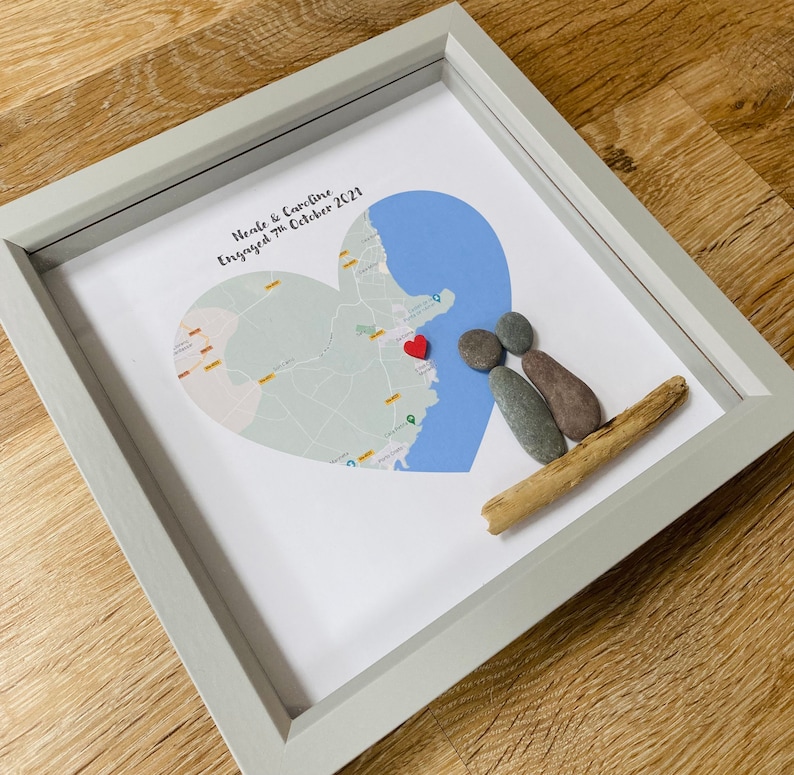 Personalised Engagement Gift Box Frame Engagement Gift for Etsy UK