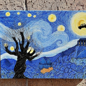 Starry Night Over the Castle Grounds