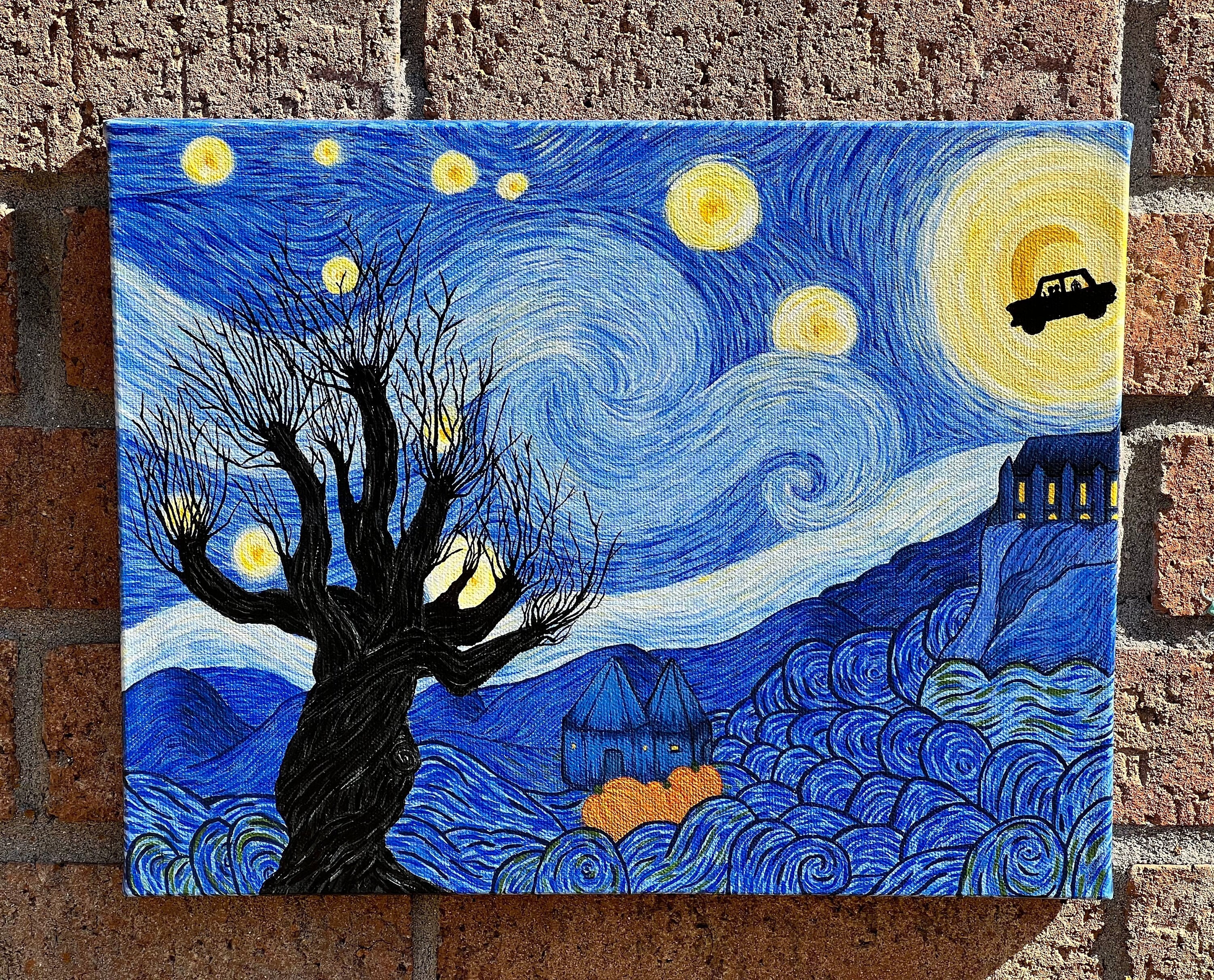 星月夜 The starry night Van Gogh プレイマット OMA Vincent Van Gogh Starry Night 14x24 Playmat for Tabletop, Ccg, Tcg