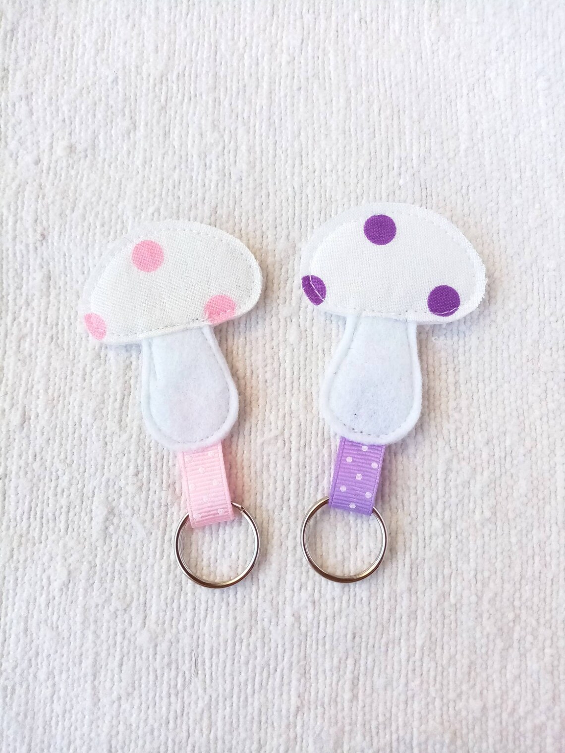 Handmade Mushroom Keychain Housewarming Gift Cute Keychain Etsy