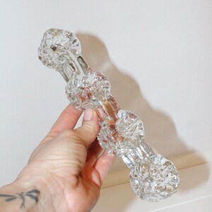 Vintage Crystal Candle Holder Centerpiece