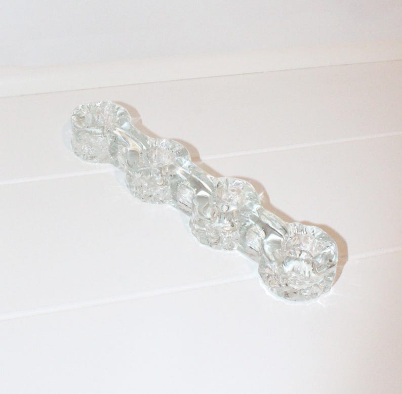 Vintage Crystal Candle Holder Centerpiece