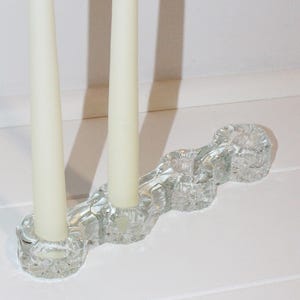 Vintage Crystal Candle Holder Centerpiece