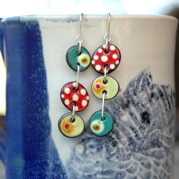Etsy ceramic earrings deals