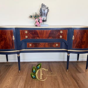 SOLD SOLD -  Regency Style Strongbow Long Sideboard