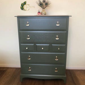 slim fit dress slacks Pesce Shagreen 6 Drawer Dresser