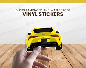 Toyota Supra GR, Car Stickers, Supra Stickers, Toyota Stickers, Car Vinyl, Toyota Decal, Car Decals, GR Racing, GR Stickers, Toyota Supra