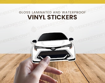Toyota Corolla Hatchback, Car Stickers, Corolla Stickers, Corolla Hatchback, Car Vinyl, Car Decal, Toyota Decal, Corolla Decals, Corolla