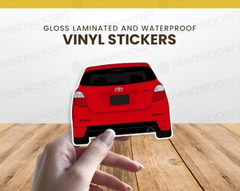 Toyota Matrix, 2G Matrix, Car Stickers, Matrix Stickers, TRD Stickers, Car Vinyl, Toyota Decal, Car Decals, Matrix Hatchback, Matrix, XRS