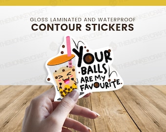 cute ball stickers, sticker, water bottle, tumbler sticker, stanley mugs, hydroflask stickers, stanley 2.0, stanley tumbler, hydro flask