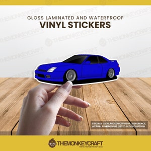 Honda Prelude, 5G Prelude, Car Stickers, Prelude Stickers, Honda Stickers, Car Vinyl, Honda Decal, Car Decals, Prelude H22, H22a, JDM Cars