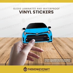 Toyota Corolla GR, Car Stickers, Corolla Stickers, Corolla Hatchback, Car Vinyl, Car Decal, Toyota Decal, Corolla Decals, Toyota Decals, GR