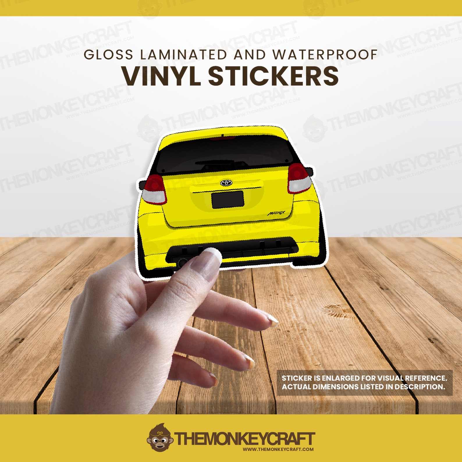 Toyota Matrix, Car Stickers, Matrix Stickers, 1zz Stickers, Car Vinyl ...