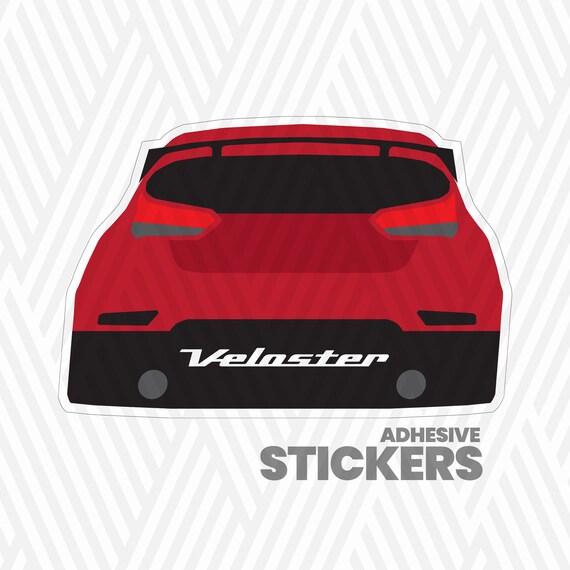 Hyundai, Car Stickers, Veloster Stickers, Veloster, Car Vinyl, Car Decal,  Hyundai Decal, Animated Cars, Car Decals, Cars, Adhesive Vinyl, VN 