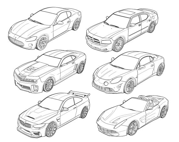 550 Collections Coloring Pages Sport Car  HD