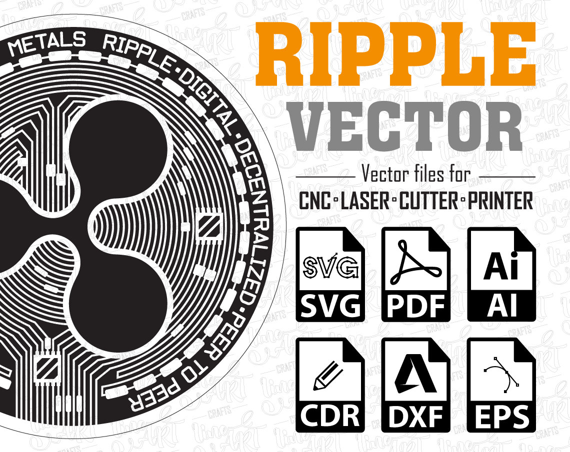 Ripple Svg Vector Ripple Vector for CNC Laser Cutter - Etsy