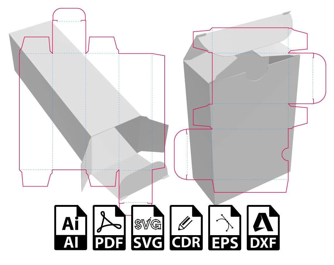 Box Templates Vector Files, Envelope Templates Vector, Box Template Svg ...