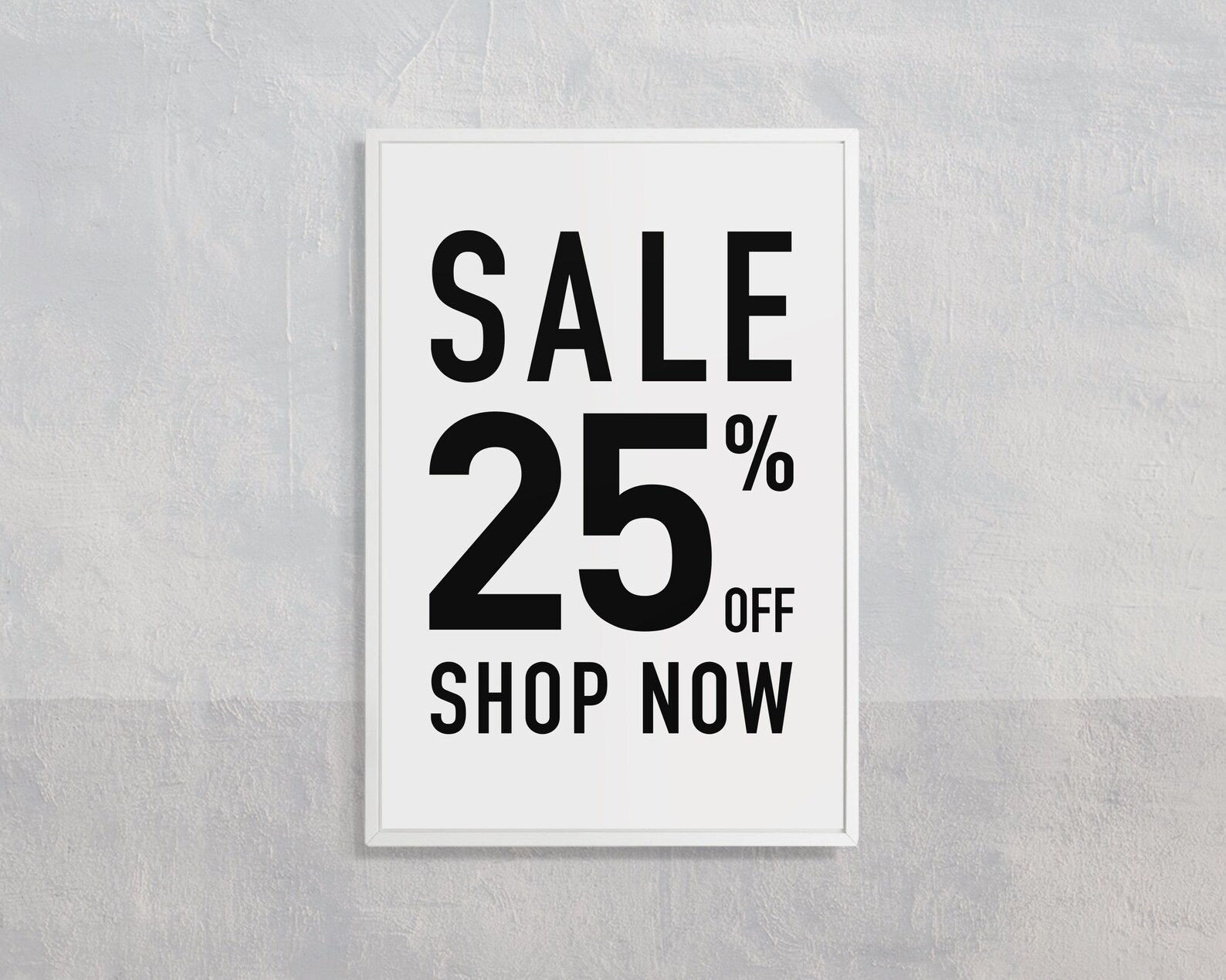 SALE 25 Off, Sign Download for Retail Shops or Boutiques, Small