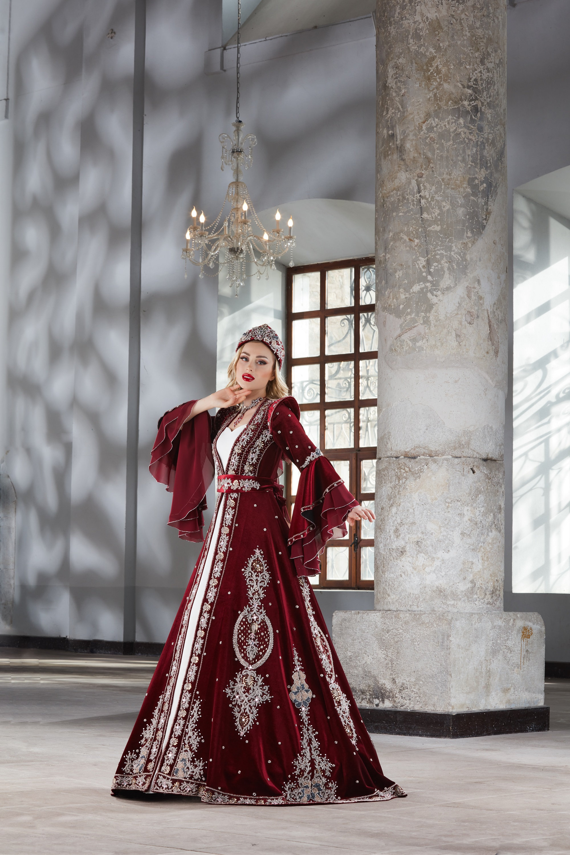 Traditional Caftan With Ottoman Turkish Motif Kaftan T rk Bindall traditional-caftan-with-ottoman-turkish-motif-kaftan-t-rk-bindall