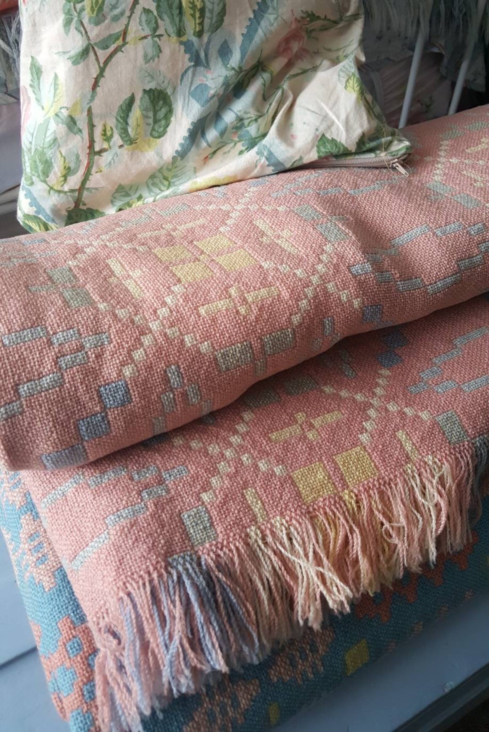 Welsh Blanket Welsh Tapestry Blanket Wales Tapestry Welsh Etsy