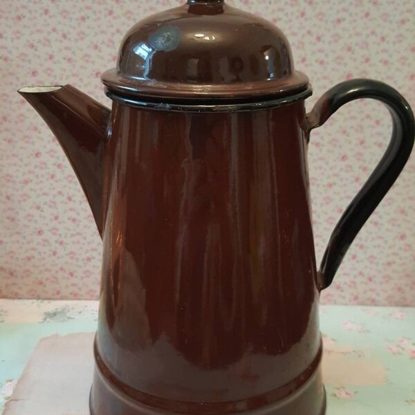 Enamel Coffee Pot Etsy UK