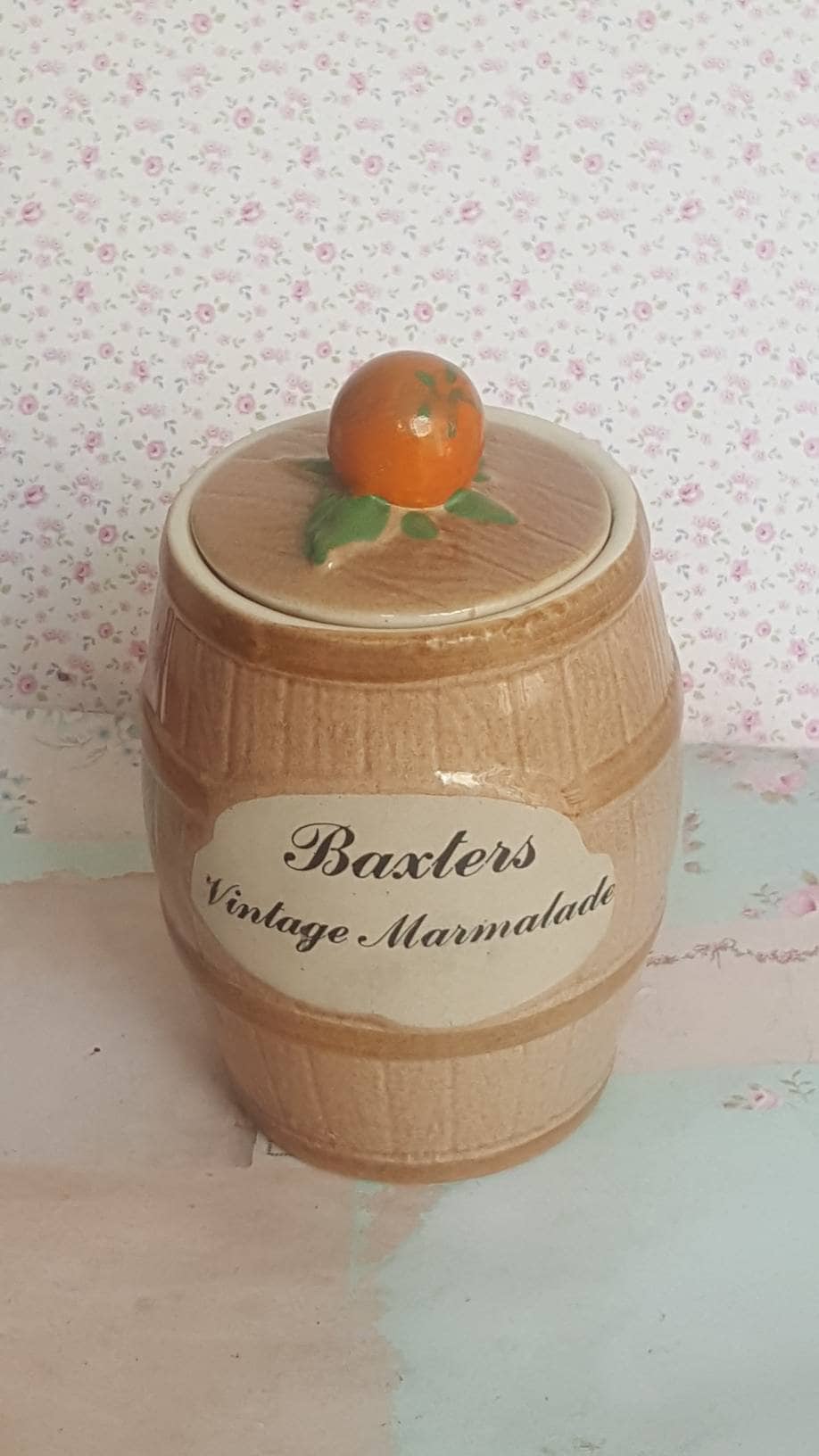 Baxters Vintage Marmalade Pot Orange Marmalade Govancroft Etsy
