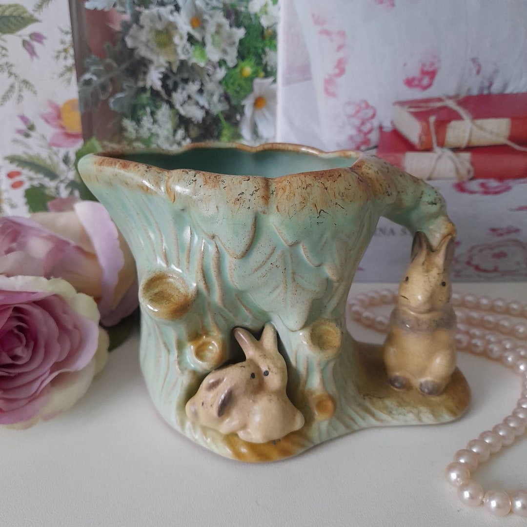 HORNSEA Bunny Rabbit Jug Fauna Woodland Vase Design 103 Etsy