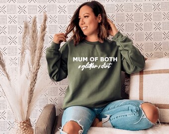 ladies slogan sweatshirt